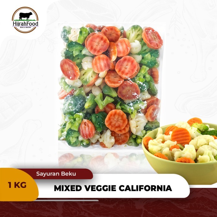 

California Mixed Vegetables Sayuran Beku IQF Capcay Sop 1kg