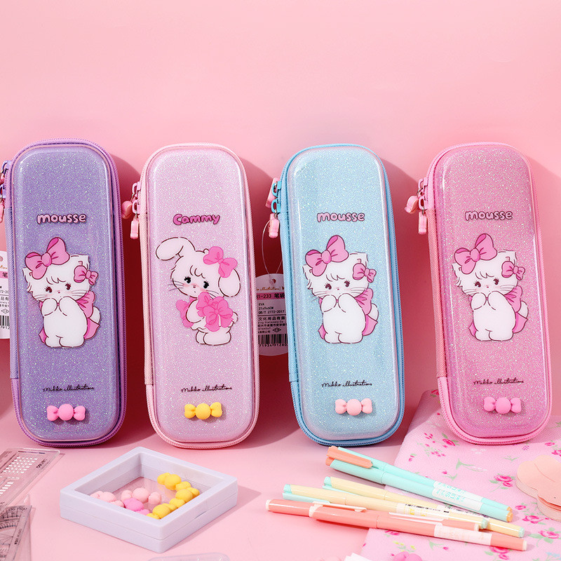 

Mikko Cartoon Cute Pencil Case Girl Cute Stationery Box Student Pencil Case Children's Gift