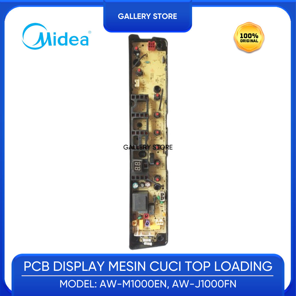 Tombol Display Mesin Cuci MIDEA 1 Tabung Top Loading AW-M1000EN AW-J1000FN AW M1000EN AW J1000FN