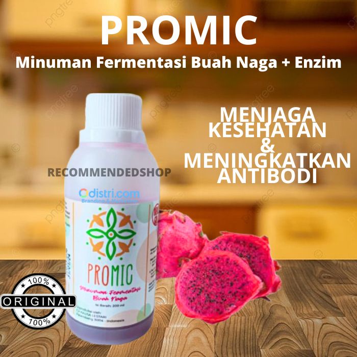 

Minuman Probiotik Rasa Baru Buah Naga Berkualitas isi 200ml Promic Probiotik Microba + Enzim Buah Naga Minuman Kesehatan Juice Buah