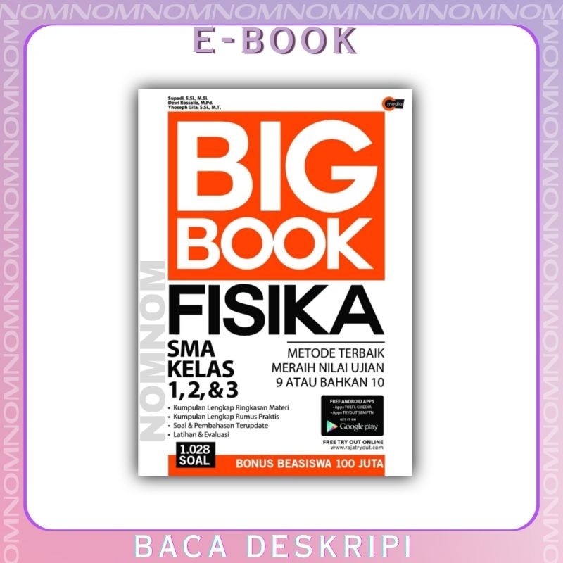

BIG BOOK FISIKA SMA KELAS 1, 2, DAN 3