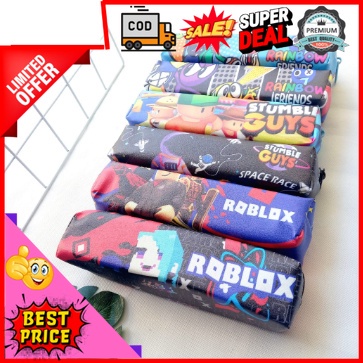 

Perlengkapan Sekolah Tempat Pensil Bolpen Alat Tulis Anti Air Game Online Stumble Guys / Kotak Pensil Stationery Lucu / Tas Pensil