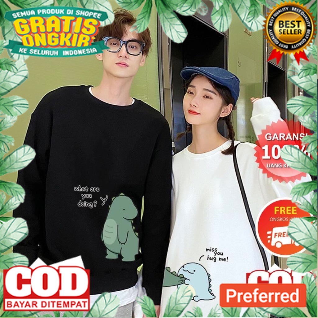JAKET MURAH TERLARIS MODEL BARU GAYA BARU /Promo COD Sweater Couple Pasangan Pria Wanita Switer Swee