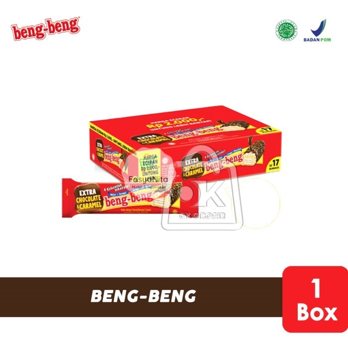 

Wafer Coklat Beng Beng Extra Chocolate Caramel ( 25gr 1 Box) - FasyAnita Mart Denpasar