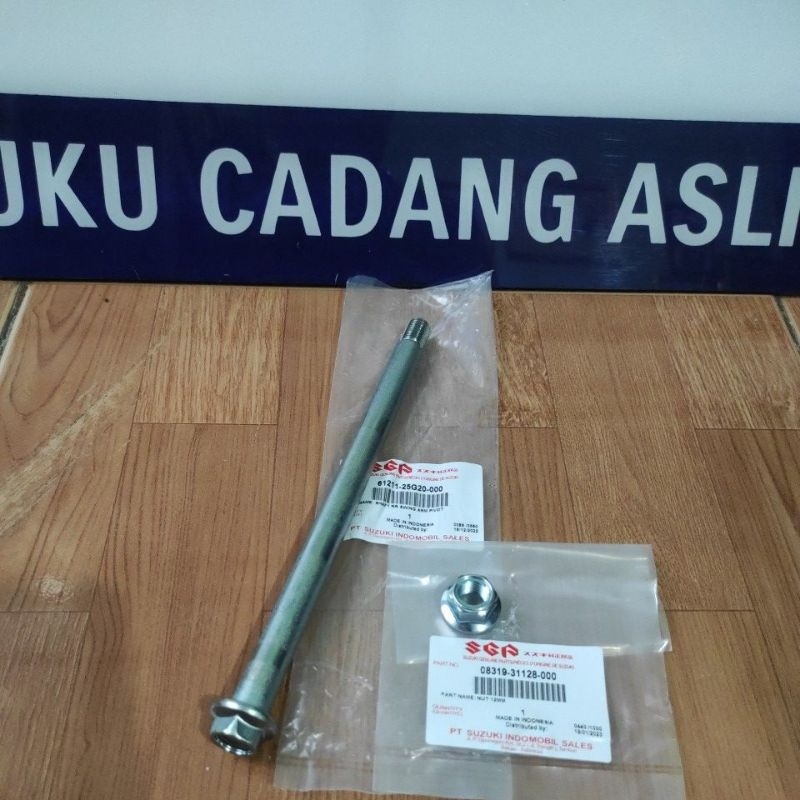 as swing arm dan baut satria fu karbu injeksi original sgp 61211-25G20