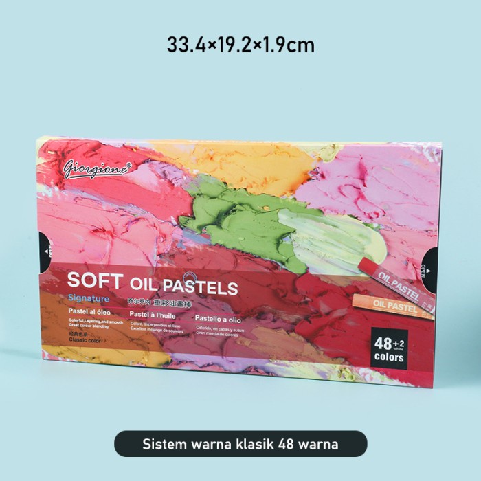 

Giorgione Krayon set Warna Cerah Crayon Lembut Art Set - 12PCS