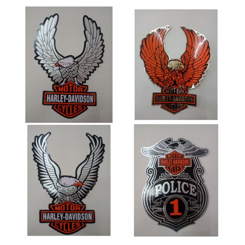 

Stiker/Sticker Harley Davidson ukuran 22cm x 30cm /Buat dasboar motor matic/kaca Mobil/Dinding stiker murah