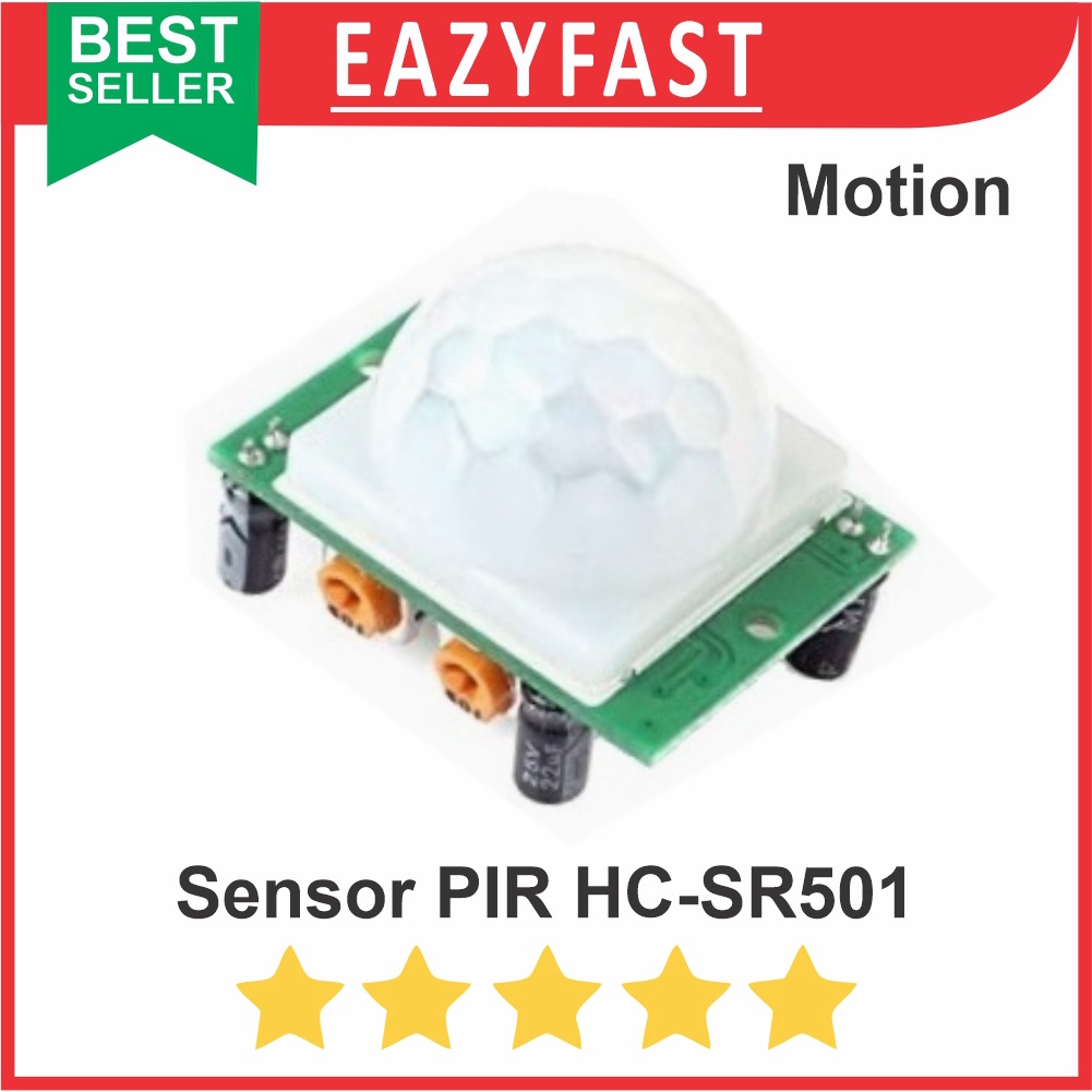 HC-SR501 HC SR 501 PIR Motion Sensor Gerak Manusia Module HCSR501