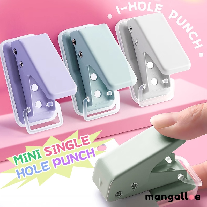 

Morandi Color Puncher Pelubang Kertas Tunggal Pelubang Kertas Portabel Mini - MG