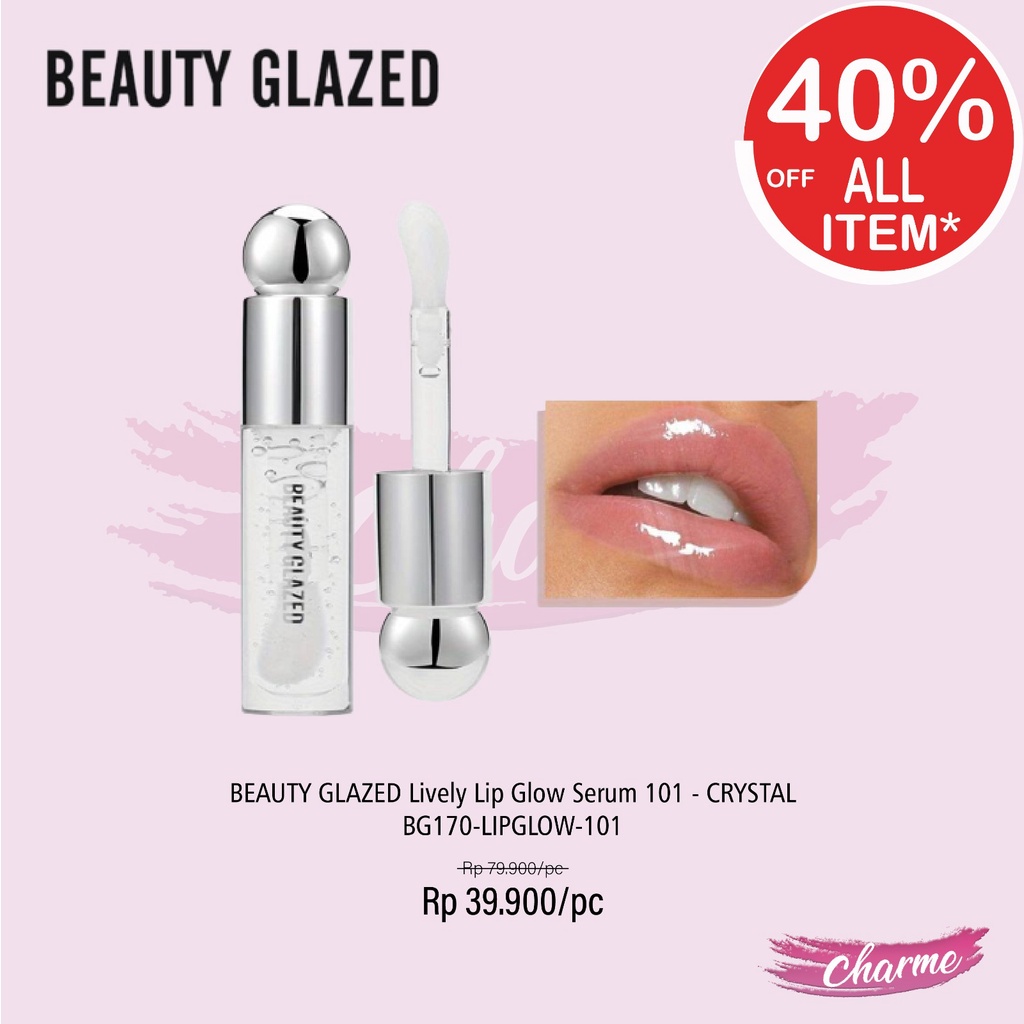 RB (READY & ORI) Beauty Glazed Lively Lip Glow Serum Pelembab Bibir BG170