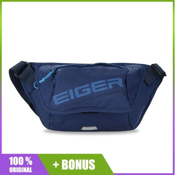 Tas Eiger Alpine W Waist Cross Sling Bag 7L Biru Blue 91000 3968 Ori