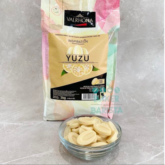 

Termurah [ Best Seller ] Valrhona Chocolate Inspiration Yuzu 200gr Couverture repack