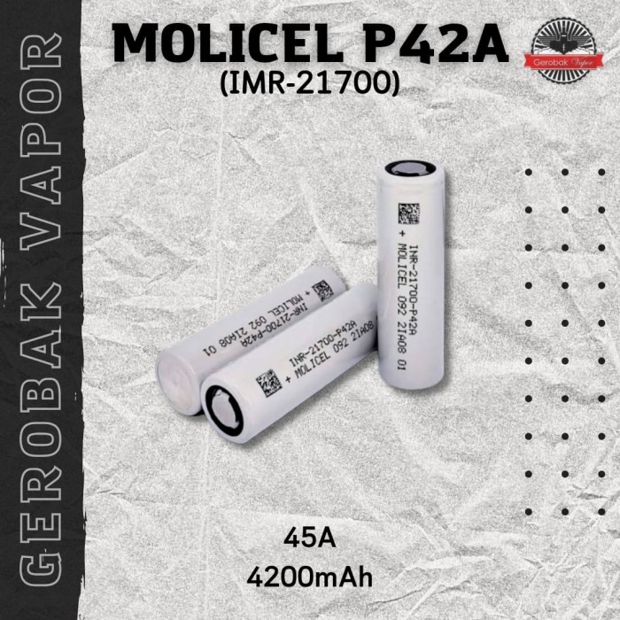Baterai Molicell P42 21700