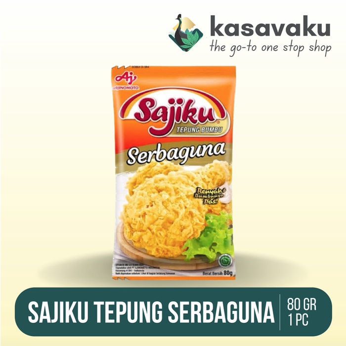 

New Produk Sajiku bumbu praktis siap pakai Tepung serbaguna 10 sachet 80gr