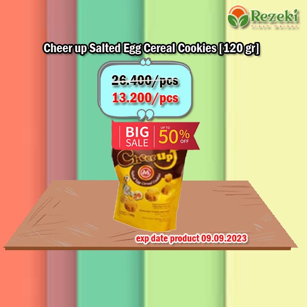 

Cheer up Salted Egg Cereal Cookies [120 gr]