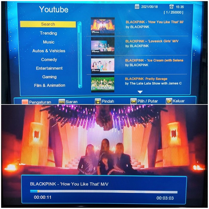 Receiver Parabola Mpeg4 HD - GOLDSAT LILY