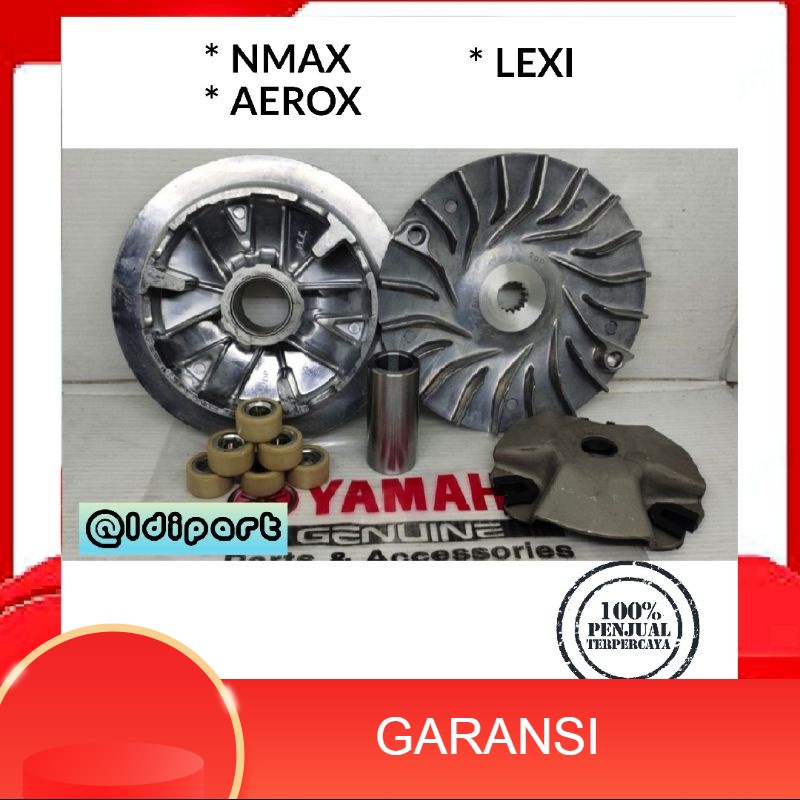 rumah roller 1set dan kipas rumah roller nmax/aerox/lexi/2dp KBS