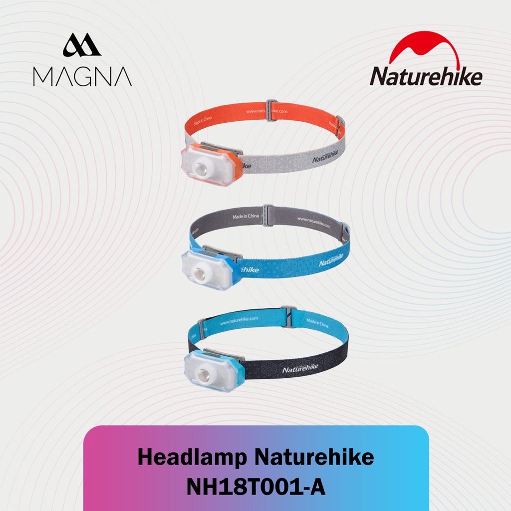 Headlamp Naturehike NH18T001-A Headlight Rechargeable Senter Camping Hiking Lampu Kepala + Tripod 22