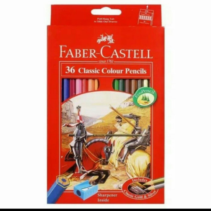 

pensil warna faber castell classic isi 36