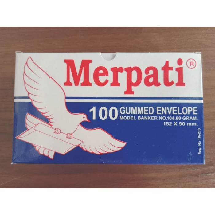 

Amplop Merpati Biru Tanggung