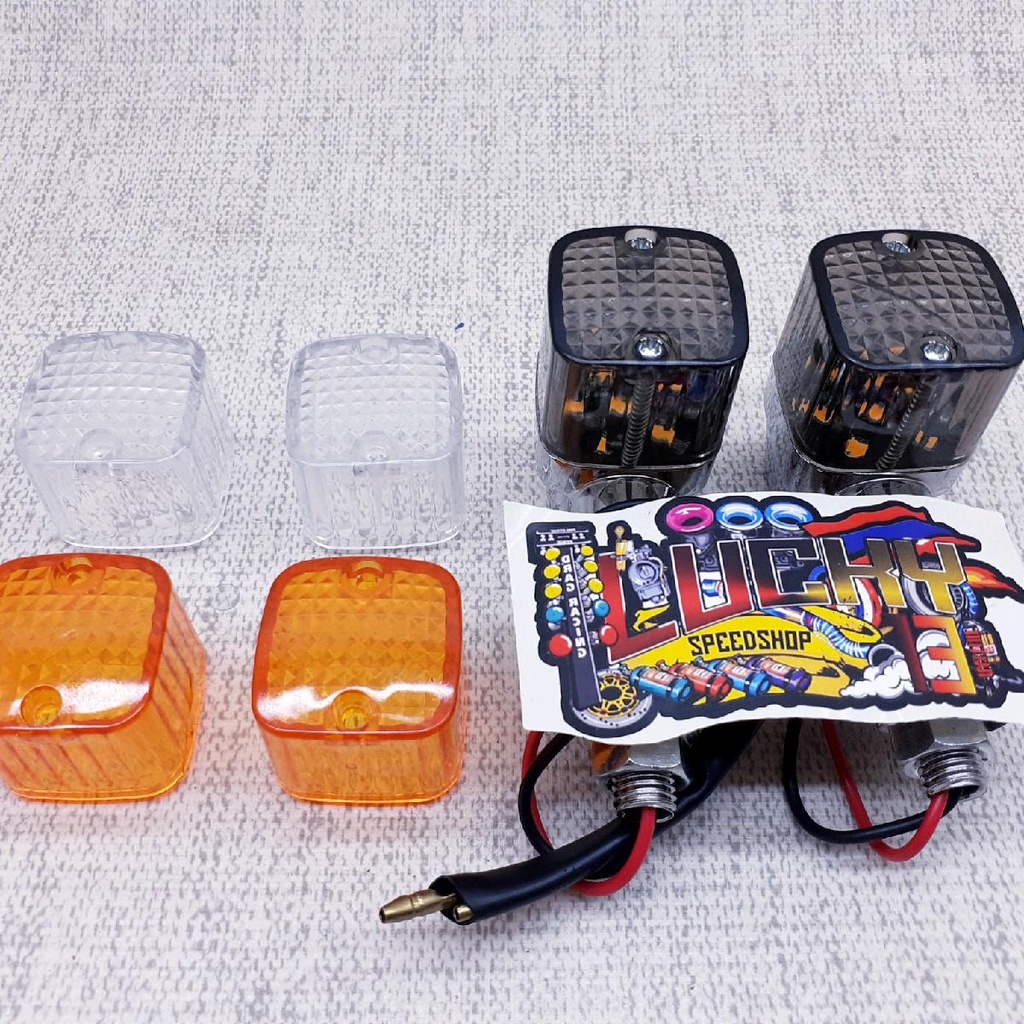 Sein riting  palu kotak sein riting palu bulat triple mika universal all motor merk day