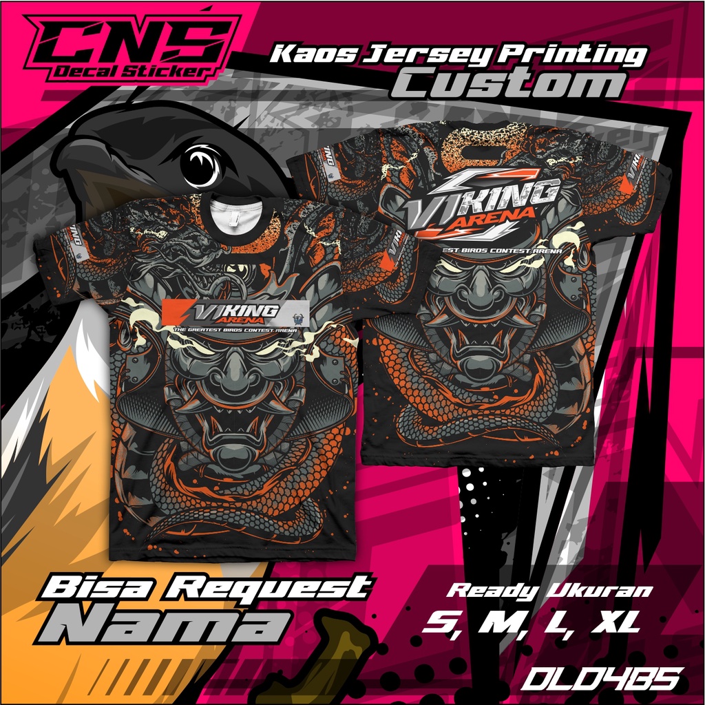 Kaos Jersey Burung Full Printing Custom VIKING ARENA High Quality Bisa Request