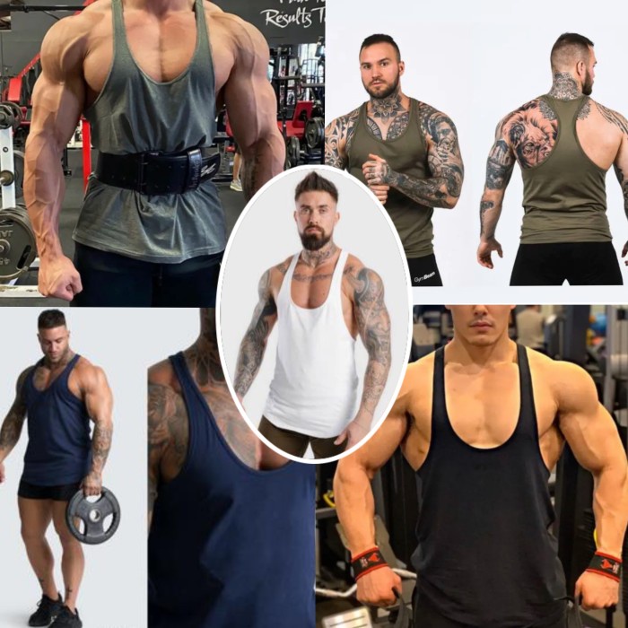 Singlet Pria TALI KECIL tanktop Kaos Training Gym Fitness Running Olahraga