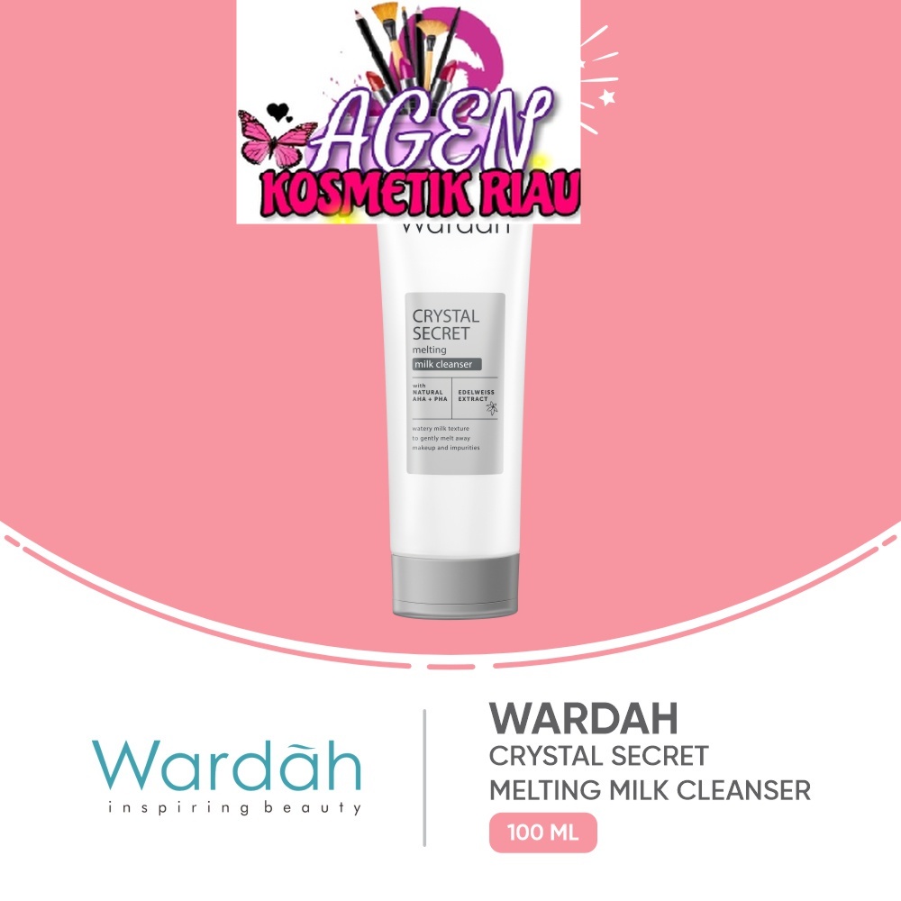 Wardah CRYSTAL SECRET Melting Milk Cleanser (White Secret Pure Brightening Cleanser)