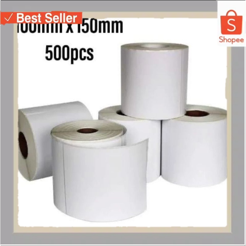 

Label Stiker Thermal 100x150 / Kertas Resi Online Shop Marketplace Ukuran A6 100mmX150mm