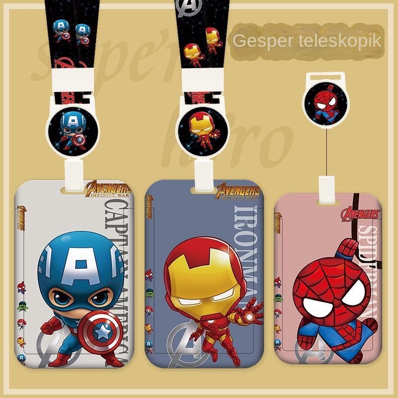 

Kartun Astronot gantungan name tag ID Card Holder / Gantungan Kartu Nama / Tempat Kartu ID Card holder gantung leher