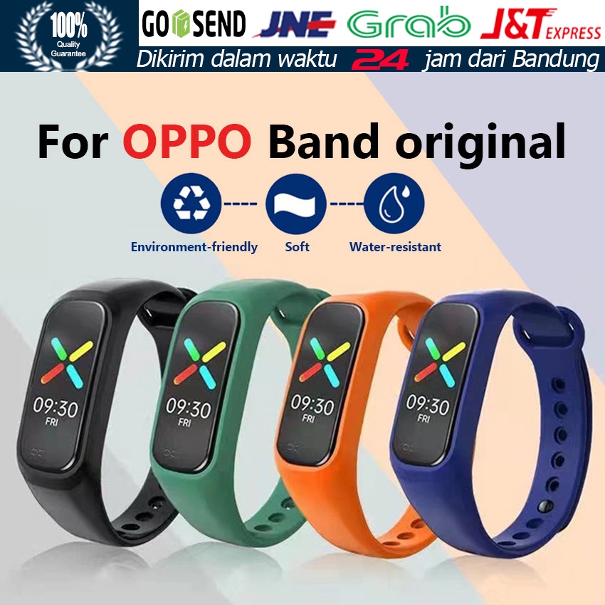 Tali Strap Jam Untuk Oppo Band Replacement Band Rubber / Tali Strap Silicone Rubber Oppo Band