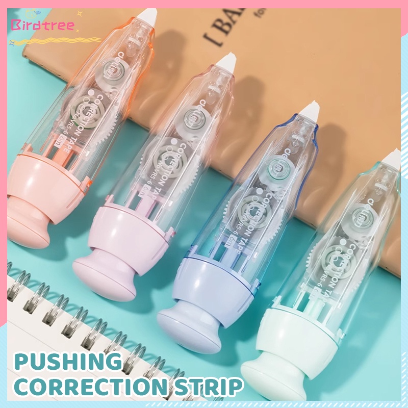 

[Readystock❤️COD]Pita Koreksi Dapat Ditarik Pita Koreksi Siswa Alat Tulis Pita Koreksi Transparan Portabel
