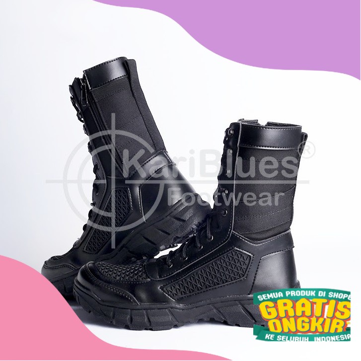 Sepatu Safety PDL TNI Boots POLRI Termurah/ tinggi  hak jumbo