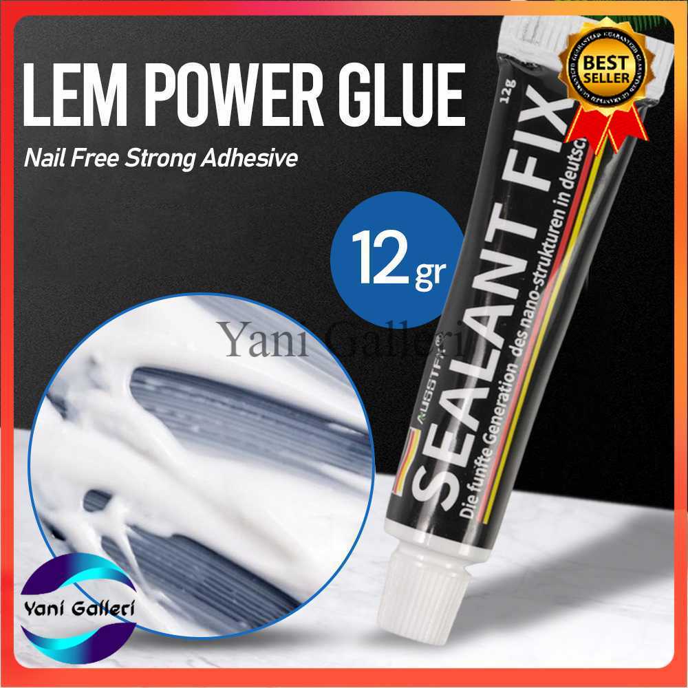 

SEALANT FIX Lem Power Glue Nail Free Strong Adhesive 12 gr - SCIE999