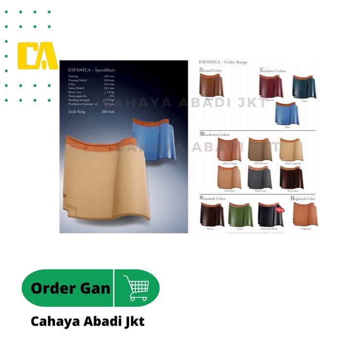 GENTENG KANMURI ESPANICA WINE RED