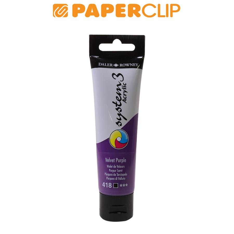 

ACRYLIC COLOR DALER ROWNEY SYSTEM3 59ML 129059418 VELVET PURPLE