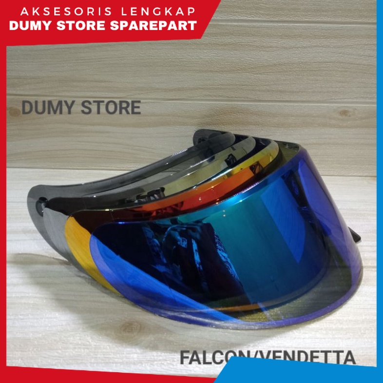 KACA KYT FALCON 2 / VISOR VENDETA 2 / VISOR HELM KYT FALCON
