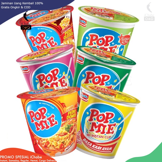 

[BISA COD] DS POP MIE 75 GRAM INSTANT NOODLE MI INSTANT CUP POPMIE MURAH
