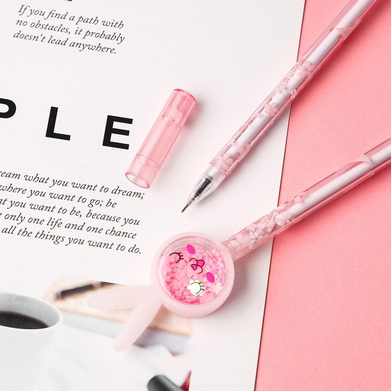 

[LIVE NOW] Pena Karakter Payet Gliter Bunny Lucu Black Ink Gel Pulpen Murah Gel Bolpen Gel Pastel Alat Tulis Sekolah Kantor Murah