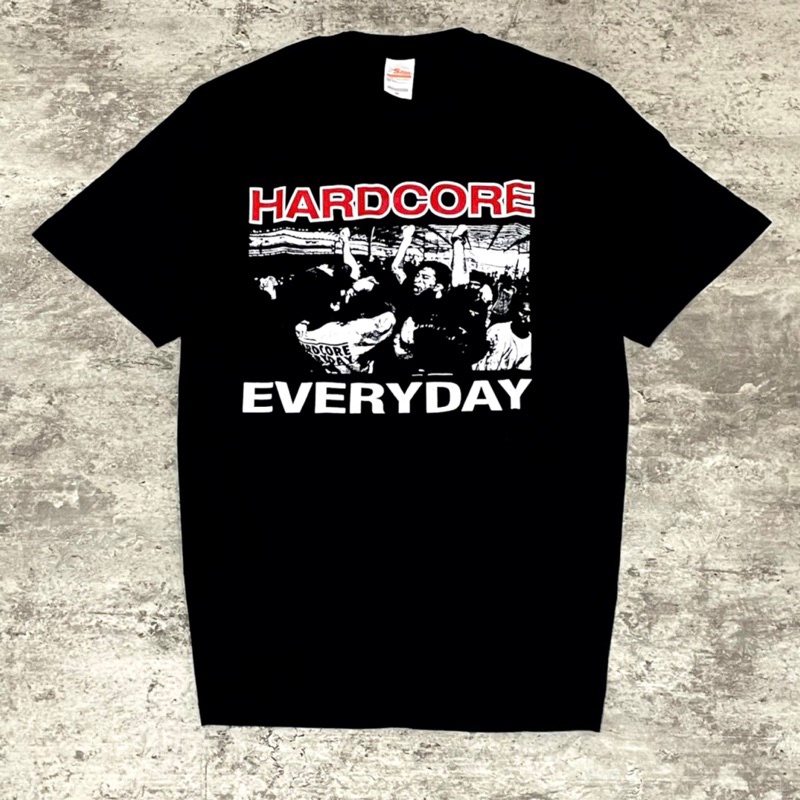 【COD】Hardcore Everyday - 101% Hardcore Everyday Tshirt - Black/ OKE T-Shirt