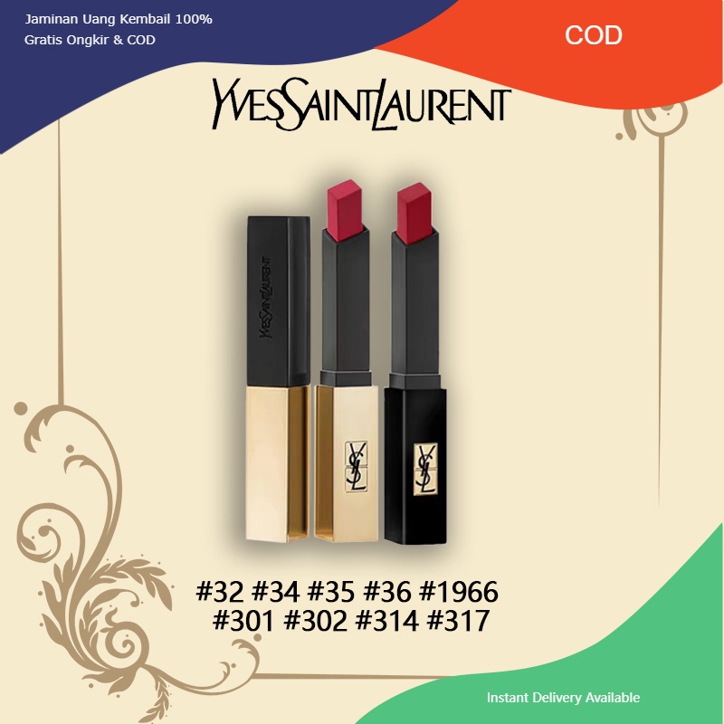 （COD） YSL Matte Lipstick / Yves Saint Laurent Couture Rouge #32 #34 #35 #36 #1966/ Lipstik / Couture