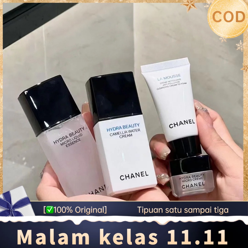 (COD) Chanel Hydra Beauty Set 4pcs/ Chanel 4-Piece Skin Care Camellia