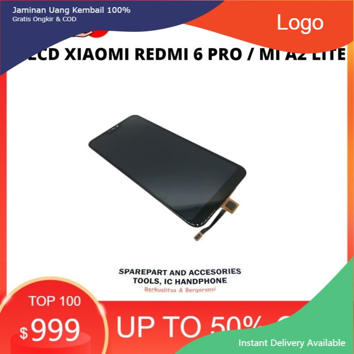 LCD XIAOMI REDMI 6 PRO / MI A2 LITE FULLSET TOUCHSCREEN ORIGINAL