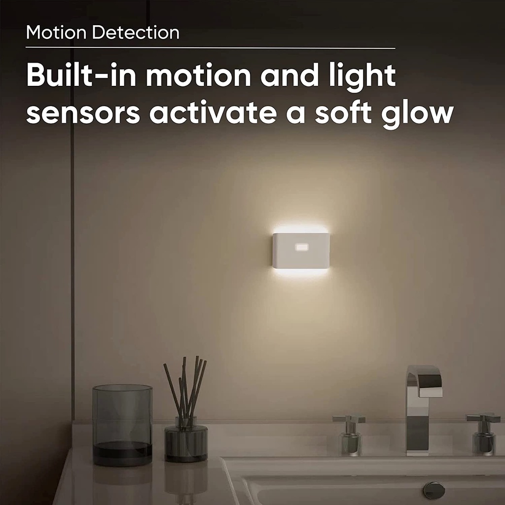 ‼️COD‼️ LCKMNOFCLSTR YTDMEN Lampu Dinding Hias Rumah Sensor PIR Flat Warm White 2700K 0.2W - SX-SNL ‼️COD‼️