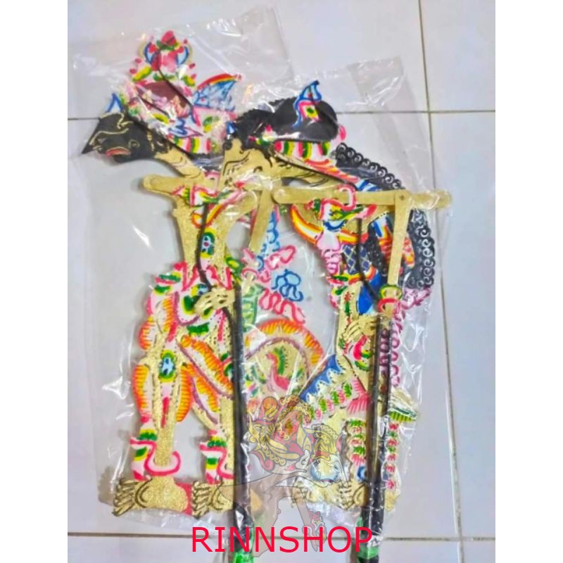 wayang kulit murah rama sinta split / kulit asli/ cod / wayang murah