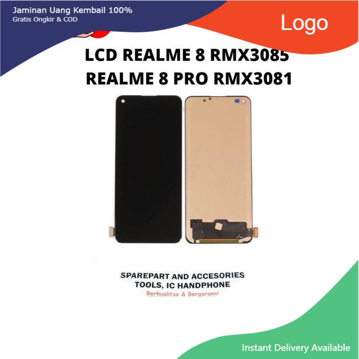 LCD REALME 8 RMX3085 / 8 PRO RMX3081 KUALITAS TFT