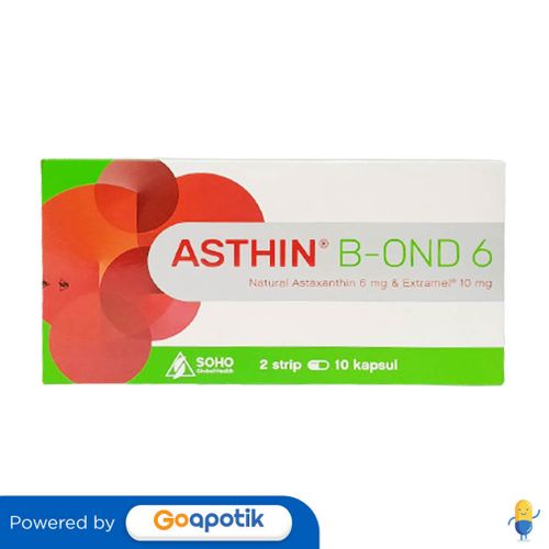 Asthin B-Ond 6 Box 20 Kapsul
