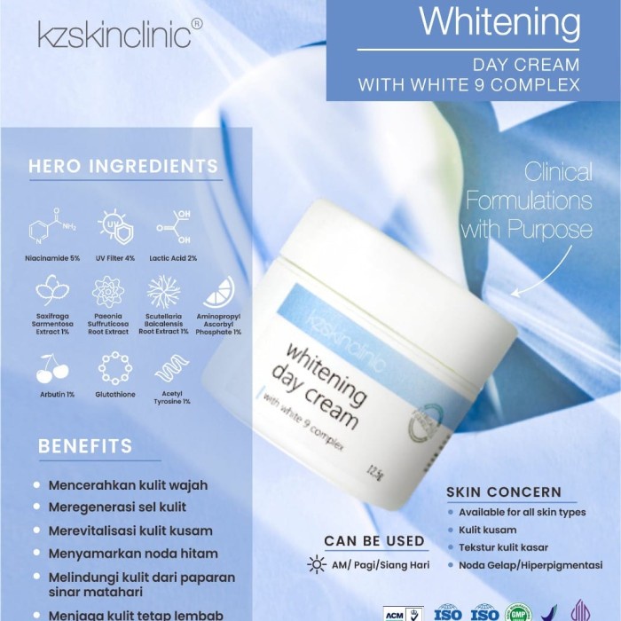 Skin Clinic Whitening Day Cream  12.5gr /  Whitening Day Cream