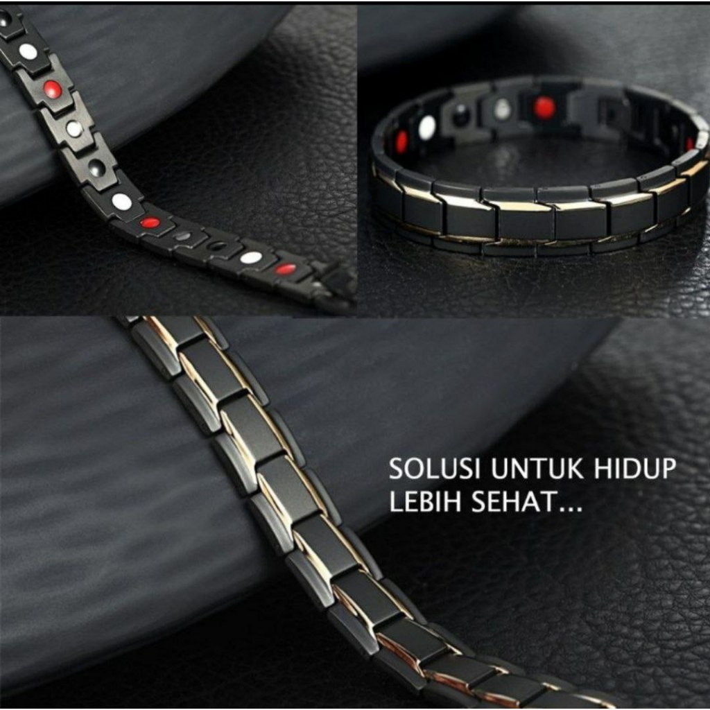 SPIRIT BRACELET/ Gelang Magnet Kesehatan ( Magnetic Medicine) Terapi bio-elektro magnetic High Quali