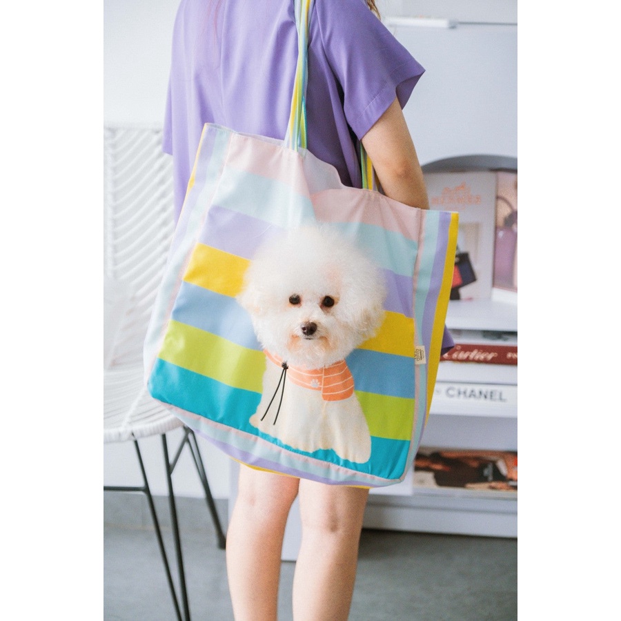 PAWPINESS.ID Tote Bag For Human - Apricot Poodle
